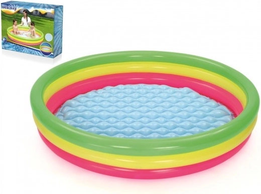 Piscine gonflable pour enfants BESTWAY 152 cm – arc-en-ciel