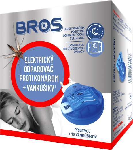 Bros évaporateur électrique anti-moustiques + plaquettes, 10 pcs