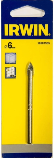 Foret pour verre et carrelage 6 mm Irwin