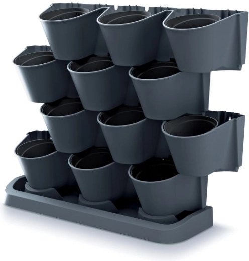 Ensemble de jardinières verticales – anthracite