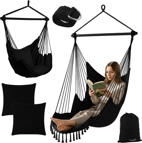 Fauteuil suspendu 210 cm noir Gardlov