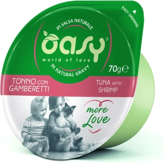 Oasy More Love thon aux crevettes gobelet 70 g