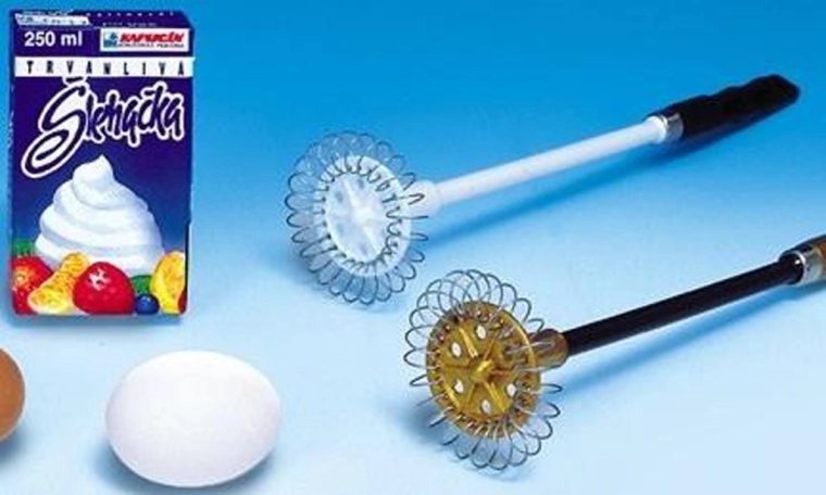 Fouet manuel spiralé en acier inoxydable 6,5 cm