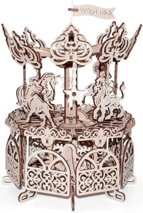 Puzzle 3D en bois WOOD TRICK carrousel