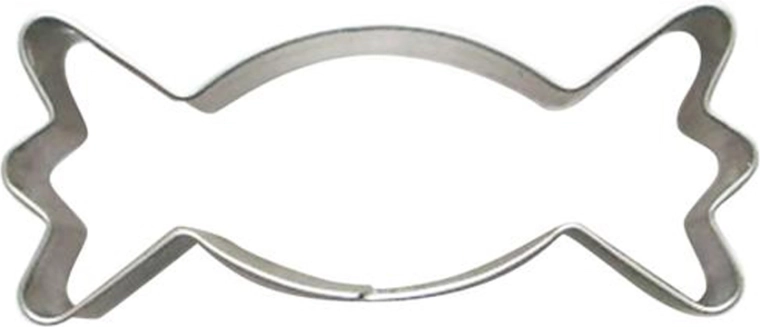 Emporte-pièce en inox forme bonbon 5–6 cm