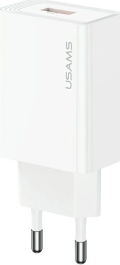Chargeur secteur USAMS T69 USB-A 10,5 W 2,1 A blanc