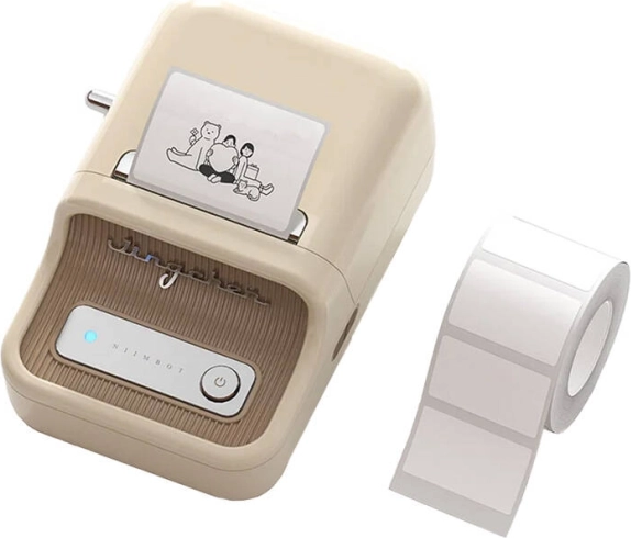 Imprimante d’étiquettes portable Niimbot B21 – Crème