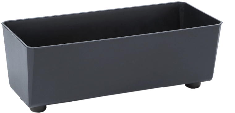 Jardinière SAGA 37,5 × 17 cm anthracite