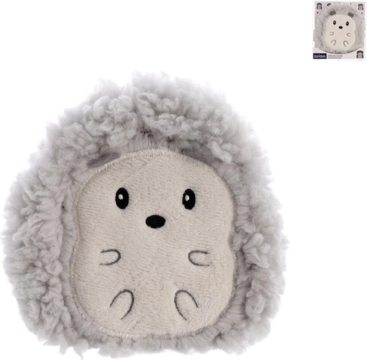 Bouillotte avec housse en peluche hérisson