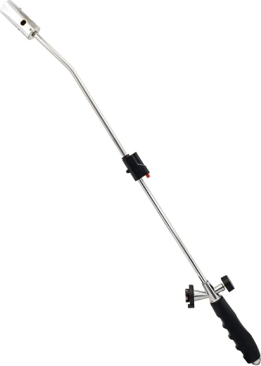 Brûleur à gaz pour mauvaises herbes avec long tube de 80 cm, pour cartouche