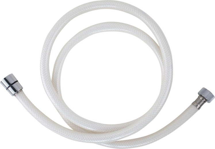 Flexible de douche 150 cm PVC blanc
