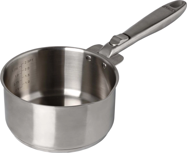 Casserole Infinity avec couvercle en verre 16 cm, 1,25 l avec poignée amovible