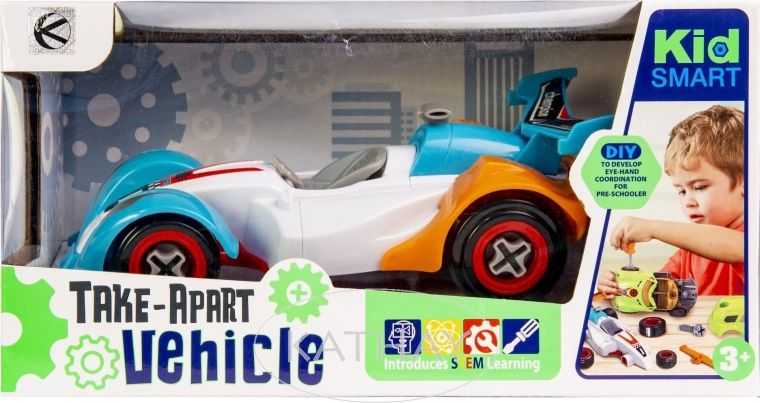 Voiture de course à démonter et remonter - 1 pièce