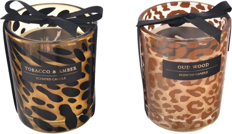 Bougie parfumée en verre 200 g (assortiment de 2 variantes)