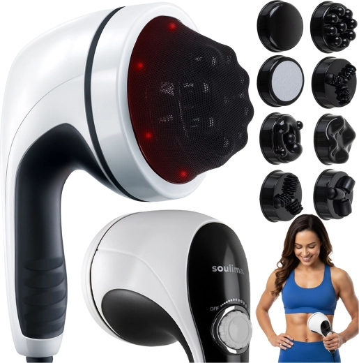 Appareil de massage électrique pour le corps Soulima 9 en 1 avec chauffage infrarouge - 1 pièce