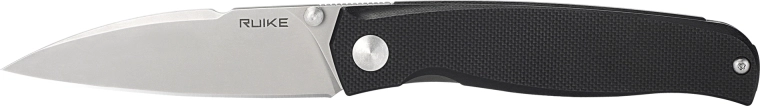 Ruike M662-TZ couteau de poche 7,4 cm, noir/gris, G10 et titane