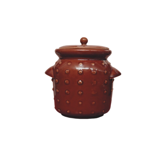 Marmite hermétique en céramique 2,5 l avec couvercle