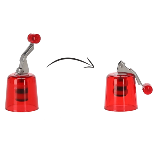 Bouchon à levier avec anneau pour bouteilles 0,5–1,5 l, lot de 12 pièces