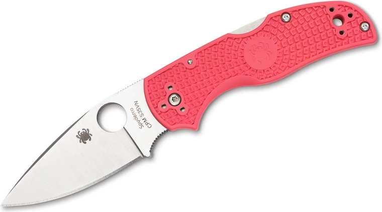 Spyderco Native 5 couteau de poche rose 7,5 cm FRN, satin