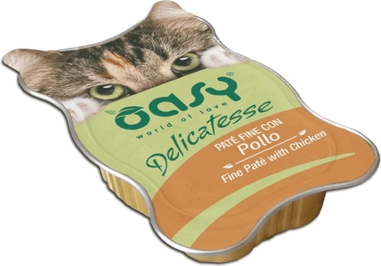 Oasy Delicatesse pâté au poulet pour chats 85 g