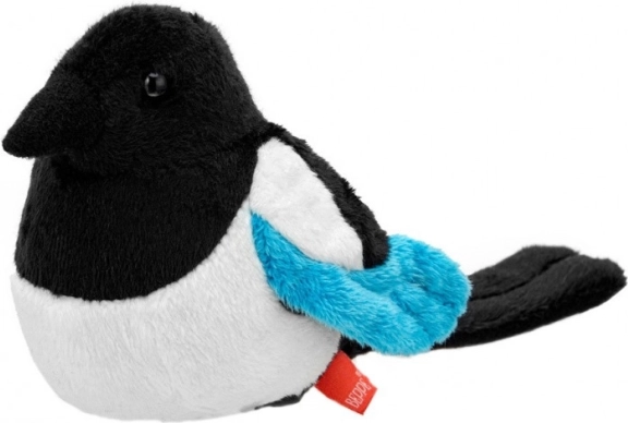 Mascotte pie bavarde 13 cm