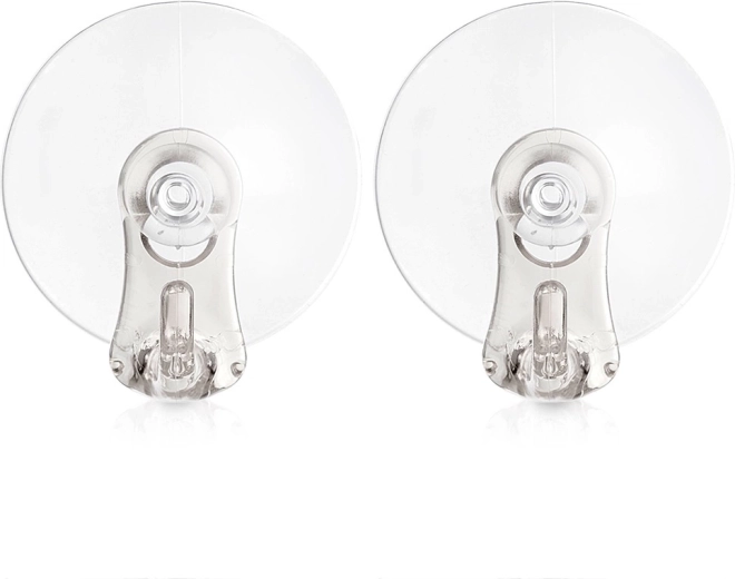 Crochet avec ventouse 5 cm – lot de 2 pièces