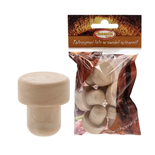Bouchons synthétiques pour vin 19 mm – lot de 5 pièces