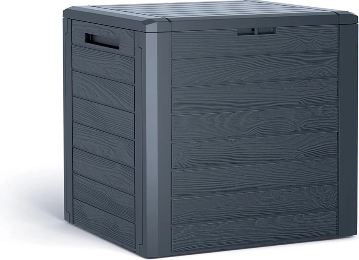 Coffre de jardin 140 l anthracite WOODEBOX