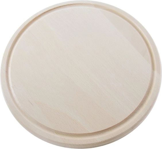 Planche ronde en bois avec rainure 25 cm
