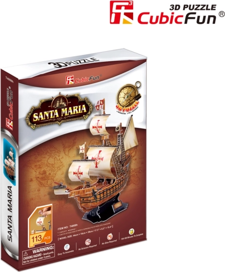 Puzzle 3D Navire Santa Maria