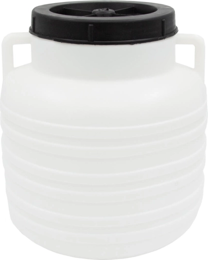 Tonneau à choucroute 10 l en plastique avec couvercle