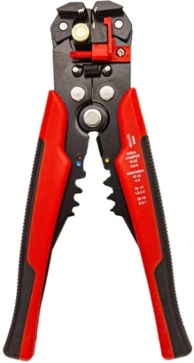 Pince à dénuder professionnelle pour câbles avec sertissage et coupe-câble