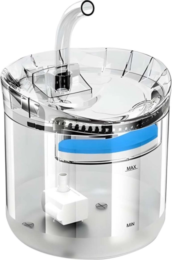 Fontaine à eau automatique pour chien et chat avec capteur de mouvement