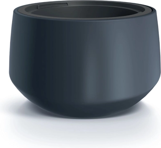 Pot de fleurs avec insert HEOS 39 cm anthracite