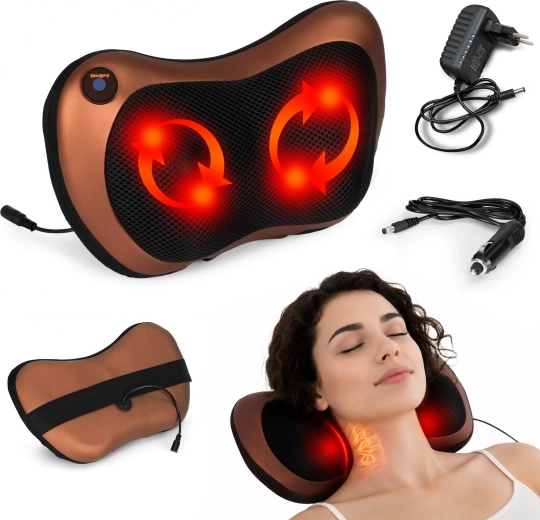 Coussin de massage shiatsu chauffant KADEN 20 W