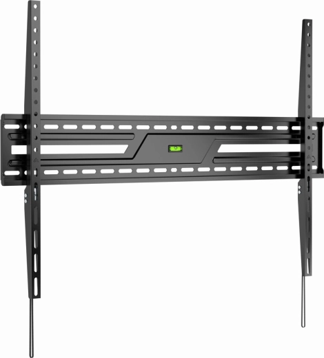 Support mural fixe pour téléviseur, pour diagonales de 43 à 100 pouces, noir