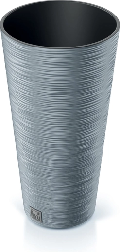 Cache-pot Furu Slim 30 cm – couleur béton