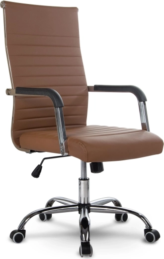 Chaise de bureau pivotante moderne Sofotel Boston marron