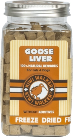 Kiwi Walker foie d’oie lyophilisé 120 g – friandise pour chiens et chats