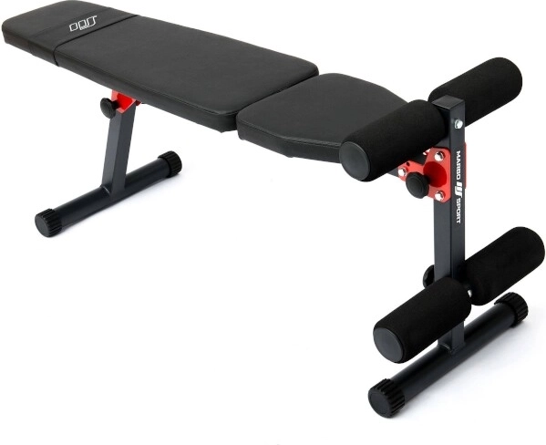 Banc de musculation pliable et réglable MARBO pour abdominaux et haltères