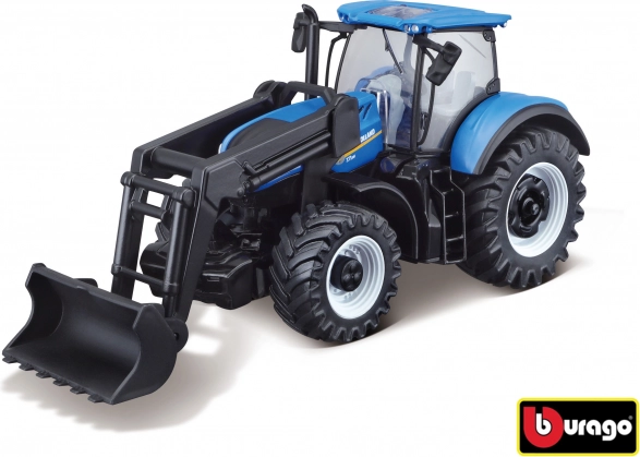 Bburago Farmland New Holland T7.315 HD avec chargeur frontal 10 cm
