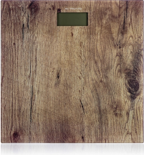 Balance personnelle numérique à décor bois 150 kg