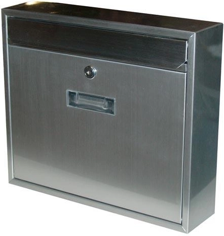 Boîte aux lettres en inox RADIM V 360 × 310 × 90 mm