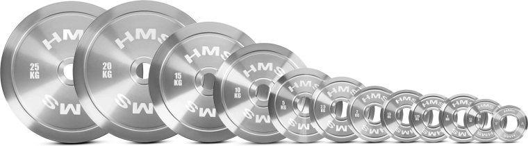 Disque olympique en acier HMS 2 kg