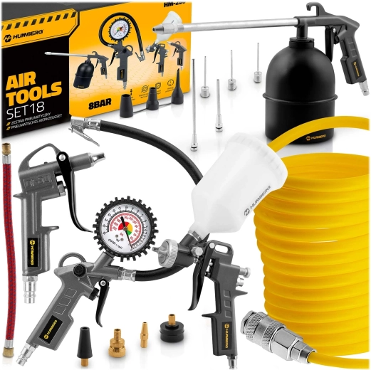 Kit d’outillage pneumatique 18 en 1 pour compresseur HUMBERG