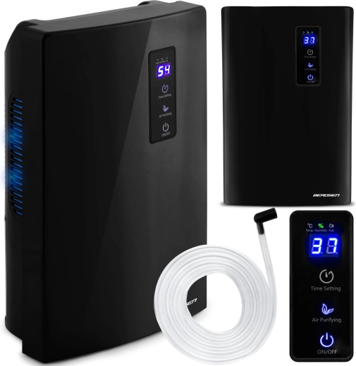 Déshumidificateur d’air avec purification UV Berdsen BR-20, noir