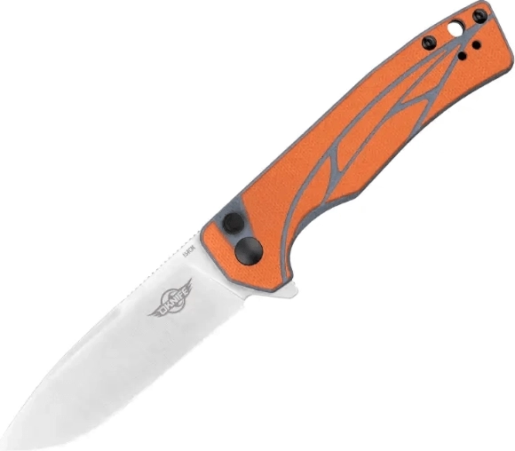 Oknife Mettle couteau de poche orange 8 cm G10