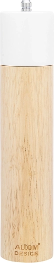 Moulin à épices en bois blanc 5,5 × 26,5 cm