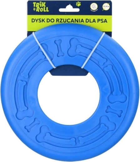 Disque volant bleu pour chien