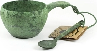 Kupilka 21 Classic Cup vert conifère – tasse outdoor verte avec cuillère